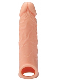 Телесная насадка EXTENDER WITH BALL STRAP 6.5 - 17 см. - Dream Toys - в Севастополе купить с доставкой