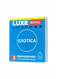 Текстурированные презервативы LUXE Royal Exotica - 3 шт. - Luxe - купить с доставкой в Севастополе