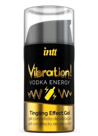 Жидкий интимный гель с эффектом вибрации Vibration! Vodka Energy - 15 мл. - INTT - купить с доставкой в Севастополе