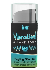 Жидкий интимный гель с эффектом вибрации Vibration! Gin   Tonic - 15 мл. - INTT - купить с доставкой в Севастополе