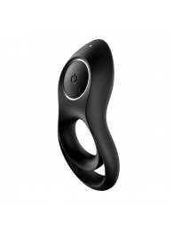 Черное эрекционное виброкольцо Legendary Duo - Satisfyer - в Севастополе купить с доставкой