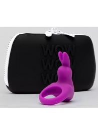 Фиолетовое эрекционное виброкольцо Happy Rabbit Cock Ring Kit - Happy Rabbit - в Севастополе купить с доставкой