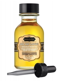 Масло для ласк с ароматом ванили Oil of Love Vanilla Creme - 22 мл. - Kama Sutra - купить с доставкой в Севастополе