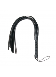 Черный флоггер Flogger Whip - 46 см. - Easy toys - купить с доставкой в Севастополе