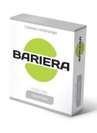 Ультратонкие презервативы Bariera Ultra Thin - 3 шт. - Bariera - купить с доставкой в Севастополе