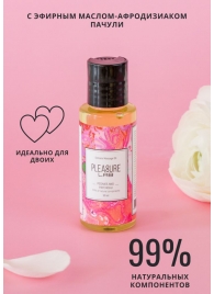 Массажное масло Pleasure Lab Delicate с ароматом пиона и пачули - 50 мл. - Pleasure Lab - купить с доставкой в Севастополе