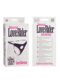 Трусы для страпона с универсальным креплением Universal Love Rider Luxe Harness - California Exotic Novelties - купить с доставкой в Севастополе