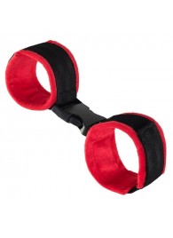 Красно-черные велюровые оковы Anonymo - ToyFa - купить с доставкой в Севастополе