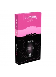 Презервативы с точками и рёбрышками DOMINO Classic Extase - 6 шт. - Domino - купить с доставкой в Севастополе