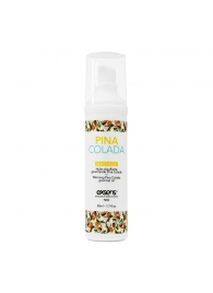 Разогревающее массажное масло с ароматом пина колада Gourmet Pina Colada - 50 мл. - Exsens - купить с доставкой в Севастополе