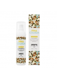 Разогревающее массажное масло с ароматом пина колада Gourmet Pina Colada - 50 мл. - Exsens - купить с доставкой в Севастополе