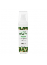 Разогревающее массажное масло с ароматом мохито Gourmet Mint Mojito - 50 мл. - Exsens - купить с доставкой в Севастополе