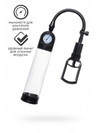 Прозрачная механическая помпа Helmer с манометром - Sexus - в Севастополе купить с доставкой