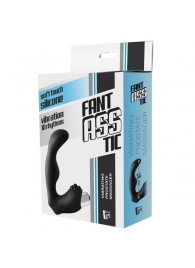 Черный вибромассажер простаты FantASStic Vibrating Prostate Massager - 11,3 см. - Dream Toys - в Севастополе купить с доставкой