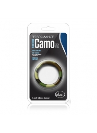 Эрекционное кольцо камуфляжной расцветки Silicone Camo Cock Ring - Blush Novelties - в Севастополе купить с доставкой