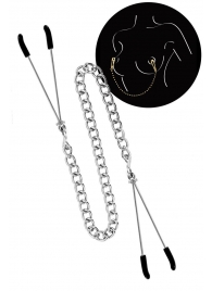 Регулируемые зажимы для сосков Sweet Caress Nipple Chain - Sweet Caress - купить с доставкой в Севастополе