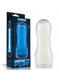 Светящийся в темноте мастурбатор Lumino Play Masturbator Ribbed - Lovetoy - в Севастополе купить с доставкой