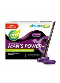 Возбуждающее средство для мужчин Mans Power plus - 10 капсул (0,35 гр.) +1 в подарок - SuperCaps - купить с доставкой в Севастополе