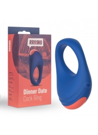 Синее эрекционное кольцо RRRING Dinner Date Cock Ring - FeelzToys - в Севастополе купить с доставкой