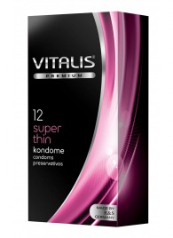 Ультратонкие презервативы VITALIS PREMIUM super thin - 12 шт. - Vitalis - купить с доставкой в Севастополе