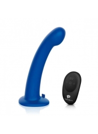 Синяя насадка Remote Control P-Spot G-Spot с черными трусиками - 20 см. - Pegasus - купить с доставкой в Севастополе