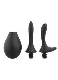 Черный анальный душ Nexus Anal Douche Set с 2 сменными насадками - Nexus Range - купить с доставкой в Севастополе