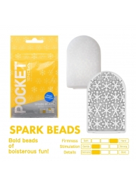 Карманный мастурбатор Spark Beads - Tenga - в Севастополе купить с доставкой