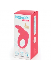 Розовое эрекционное виброкольцо Happy Rabbit Rechargeable Rabbit Cock Ring - Happy Rabbit - в Севастополе купить с доставкой