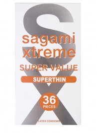 Ультратонкие презервативы Sagami Xtreme Superthin - 36 шт. - Sagami - купить с доставкой в Севастополе