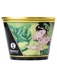 Массажная свеча Exotic Green Tea с ароматом зелёного чая - 170 мл. - Shunga - купить с доставкой в Севастополе