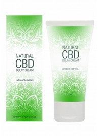 Крем-пролонгатор Natural CBD Delay Cream - 50 мл. - Shots Media BV - купить с доставкой в Севастополе