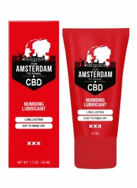 Пролонгирующий лубрикант Numbing CBD from Amsterdam - 50 мл. - Shots Media BV - купить с доставкой в Севастополе