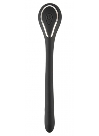 Черный гибкий уретральный стимулятор с вибрацией Vibrating Bendable Dilator - 13,5 см. - Orion - купить с доставкой в Севастополе