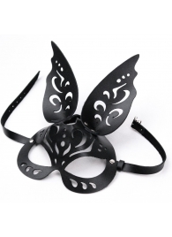 Черная ажурная маска  Зайка  с ушками - Crazy Handmade - купить с доставкой в Севастополе