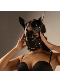 Черная маска  Собака  с ушками - Crazy Handmade - купить с доставкой в Севастополе