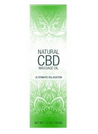 Массажное масло Natural CBD Massage Oil - 50 мл. - Shots Media BV - купить с доставкой в Севастополе