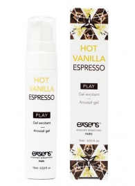 Возбуждающий гель Hot Vanilla Espresso Arousal Gel - 15 мл. - Exsens - купить с доставкой в Севастополе