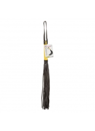 Черная плеть с желтой рукоятью Boundless Flogger - 69,25 см. - California Exotic Novelties - купить с доставкой в Севастополе