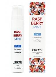 Возбуждающий гель Raspberry Mint с ароматом малины и мяты - 15 мл. - Exsens - купить с доставкой в Севастополе