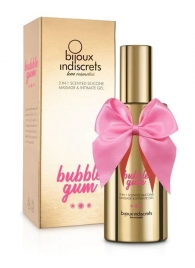 Гель с ароматом жвачки Bubblegum 2-in-1 Scented Silicone Massage And Intimate Gel - 100 мл. - Bijoux Indiscrets - купить с доставкой в Севастополе