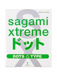 Презерватив Sagami Xtreme Type-E с точками - 1 шт. - Sagami - купить с доставкой в Севастополе