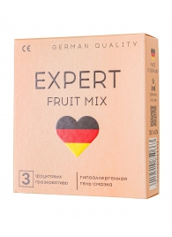 Ароматизированные презервативы EXPERT Fruit Mix - 3 шт. - Expert - купить с доставкой в Севастополе