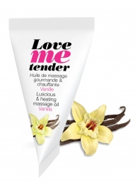 Съедобное согревающее массажное масло Love Me Tender Vanilla с ароматом ванили - 10 мл. - Love to Love - купить с доставкой в Севастополе