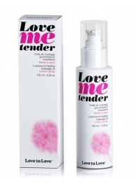 Съедобное согревающее массажное масло Love Me Tender Cotton Candy с ароматом сладкой ваты - 100 мл. - Love to Love - купить с доставкой в Севастополе