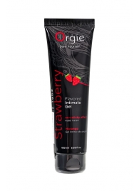 Интимный гель на водной основе Lube Tube Strawberry с клубничным вкусом - 100 мл. - ORGIE - купить с доставкой в Севастополе