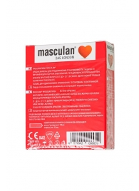 Презервативы Masculan Sensitive plus - 3 шт. - Masculan - купить с доставкой в Севастополе