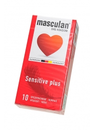 Презервативы Masculan Sensitive plus - 10 шт. - Masculan - купить с доставкой в Севастополе