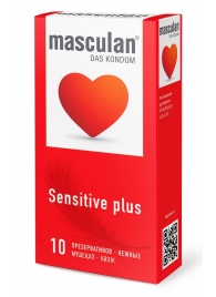 Презервативы Masculan Sensitive plus - 10 шт. - Masculan - купить с доставкой в Севастополе