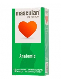 Презервативы анатомической формы Masculan Anatomic - 10 шт. - Masculan - купить с доставкой в Севастополе