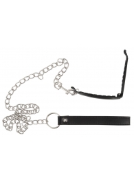 Зажим для половых губ с поводком Pussy Clamp With A Leash - Orion - купить с доставкой в Севастополе